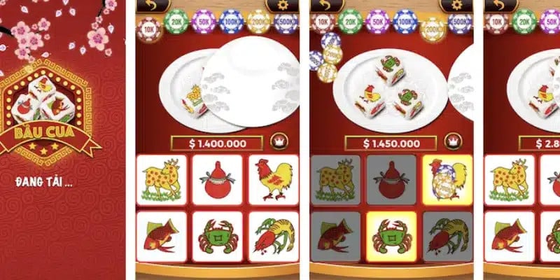 Trò chơi bầu cua trên nền tảng trực tuyến